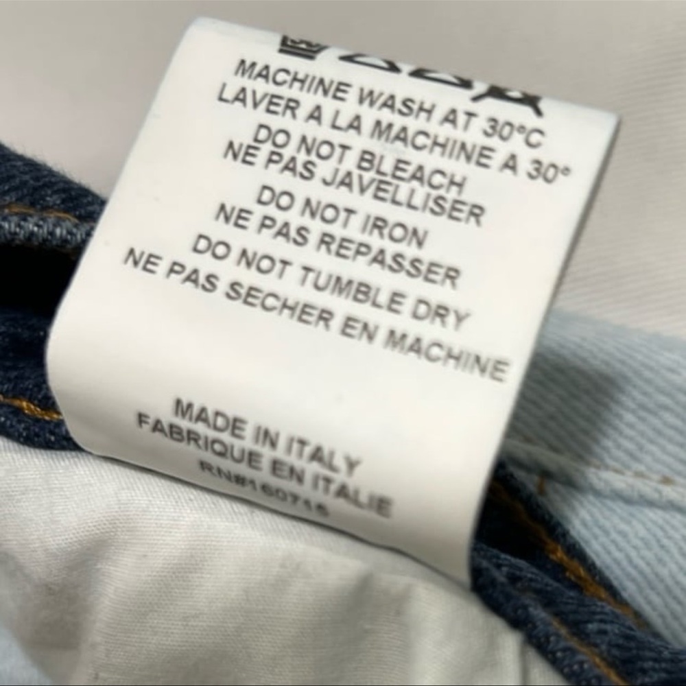 Patchwork Denim Jeans - image 7